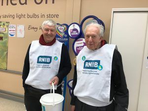 Collecting for The Royal National Institute for the Blind